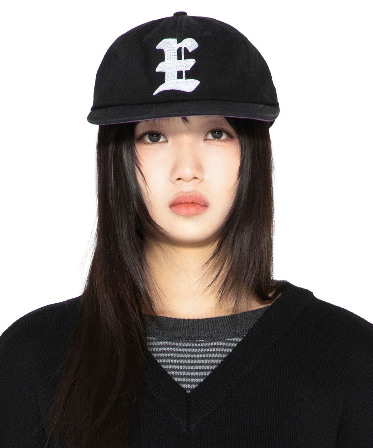엑스톤즈(XTONZ) XTA103 세인트 빈티지 코튼 볼캡 (BLACK)