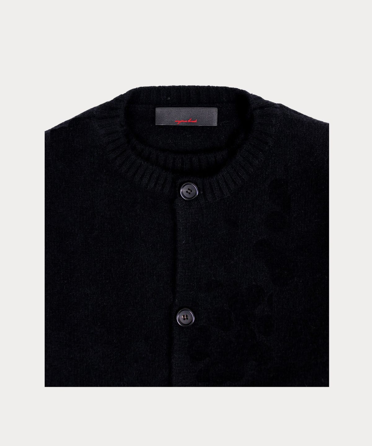 애니타임로릭(ANYTIME LOREAK) ASTER LAYERED KNIT (SS) - BLACK
