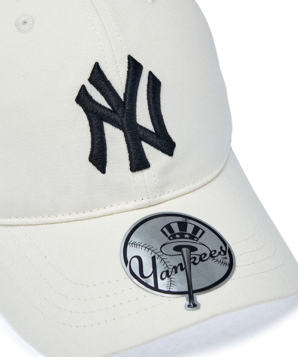 엠엘비 키즈(MLB KIDS) 헤리티지 언스트럭쳐 볼캡 NY (Cream)