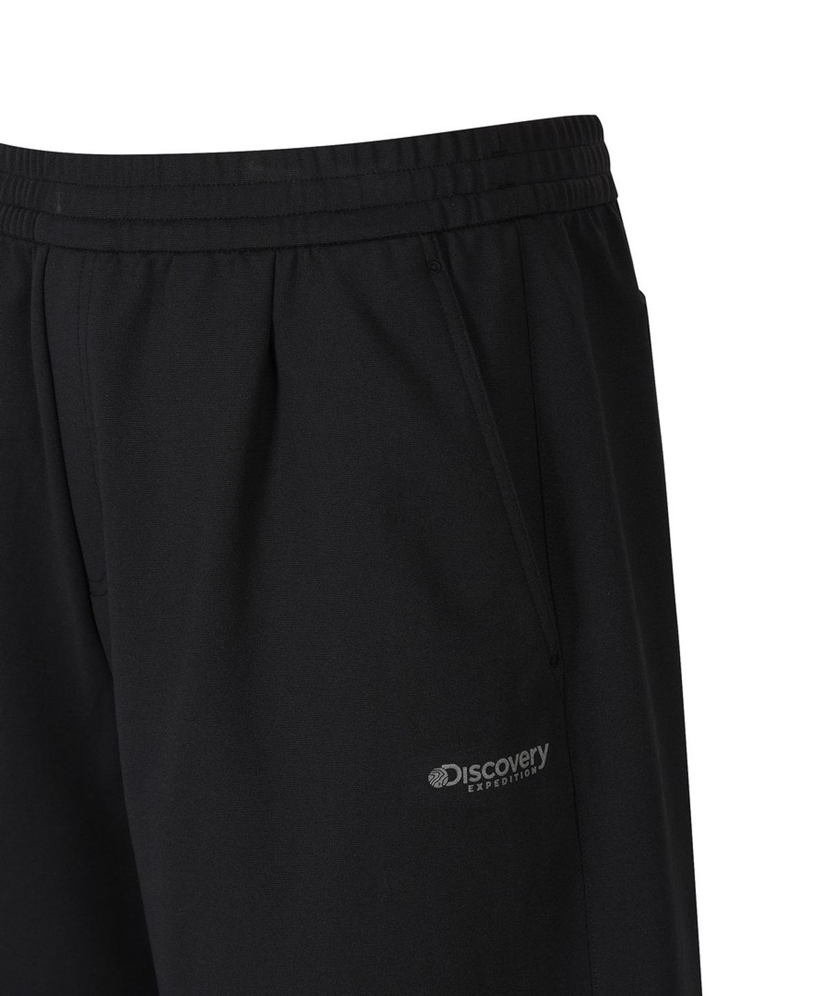디스커버리 익스페디션(DISCOVERY EXPEDITION) 남성 프레시벤트 니트 트레이닝 5부 쇼츠 (BLACK)