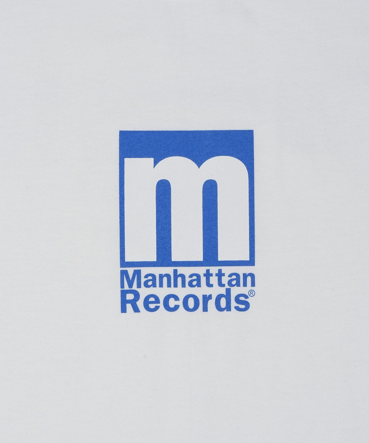 맨하탄레코즈(MANHATTAN RECORDS) MR Box Logo Crew Neck - White