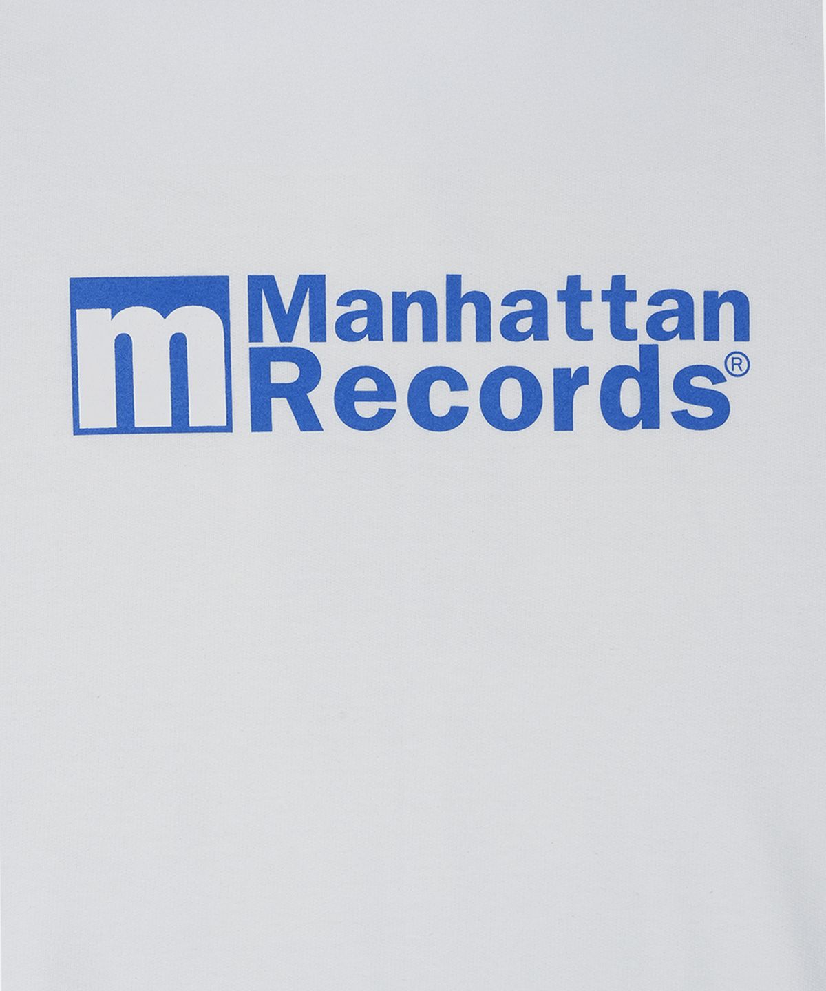 맨하탄레코즈(MANHATTAN RECORDS) MR Box Logo Crew Neck - White
