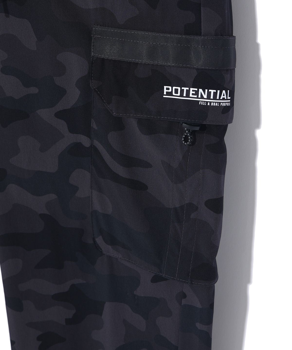 벙커버스터(BUNKERBUSTER) 카모플라쥬 카고 조거 팬츠 MQ7PU477_CHARCOAL