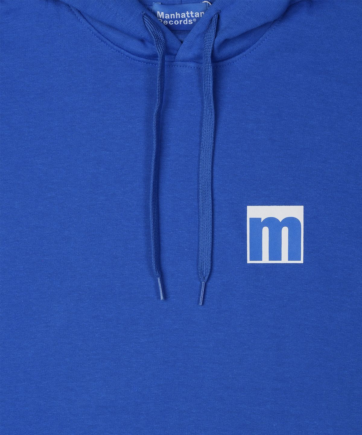 맨하탄레코즈(MANHATTAN RECORDS) MR Flagship Logo Hoodie - Blue