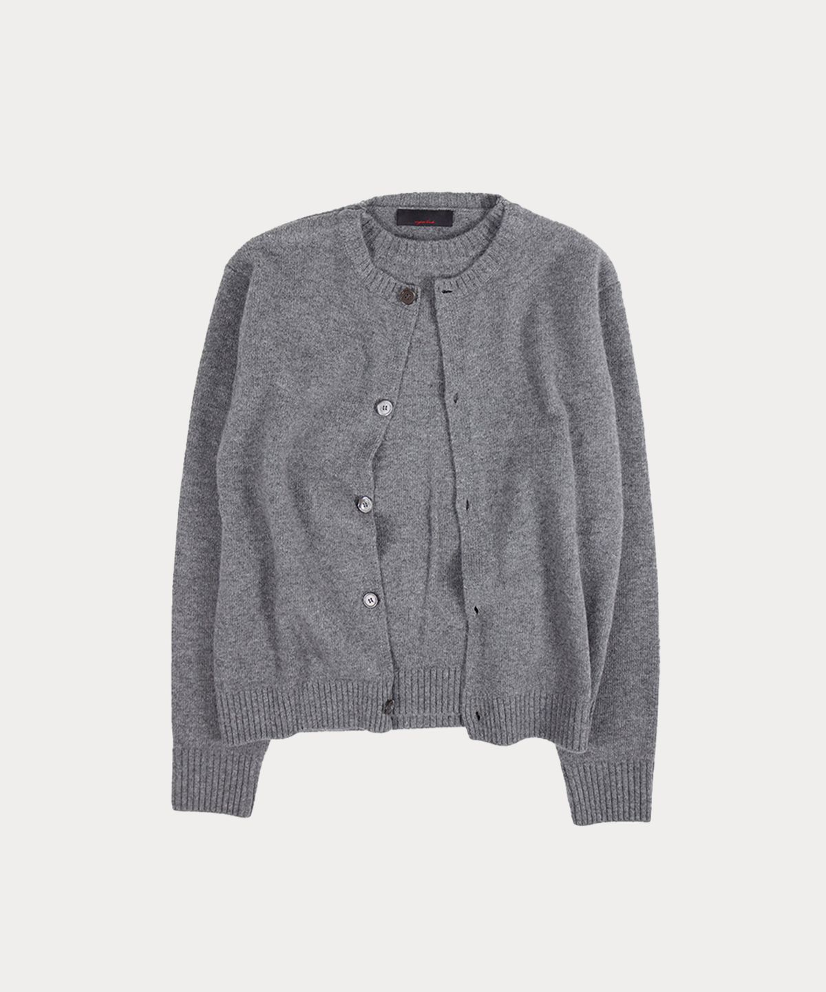 애니타임로릭(ANYTIME LOREAK) ASTER LAYERED KNIT (SS) - GRAY