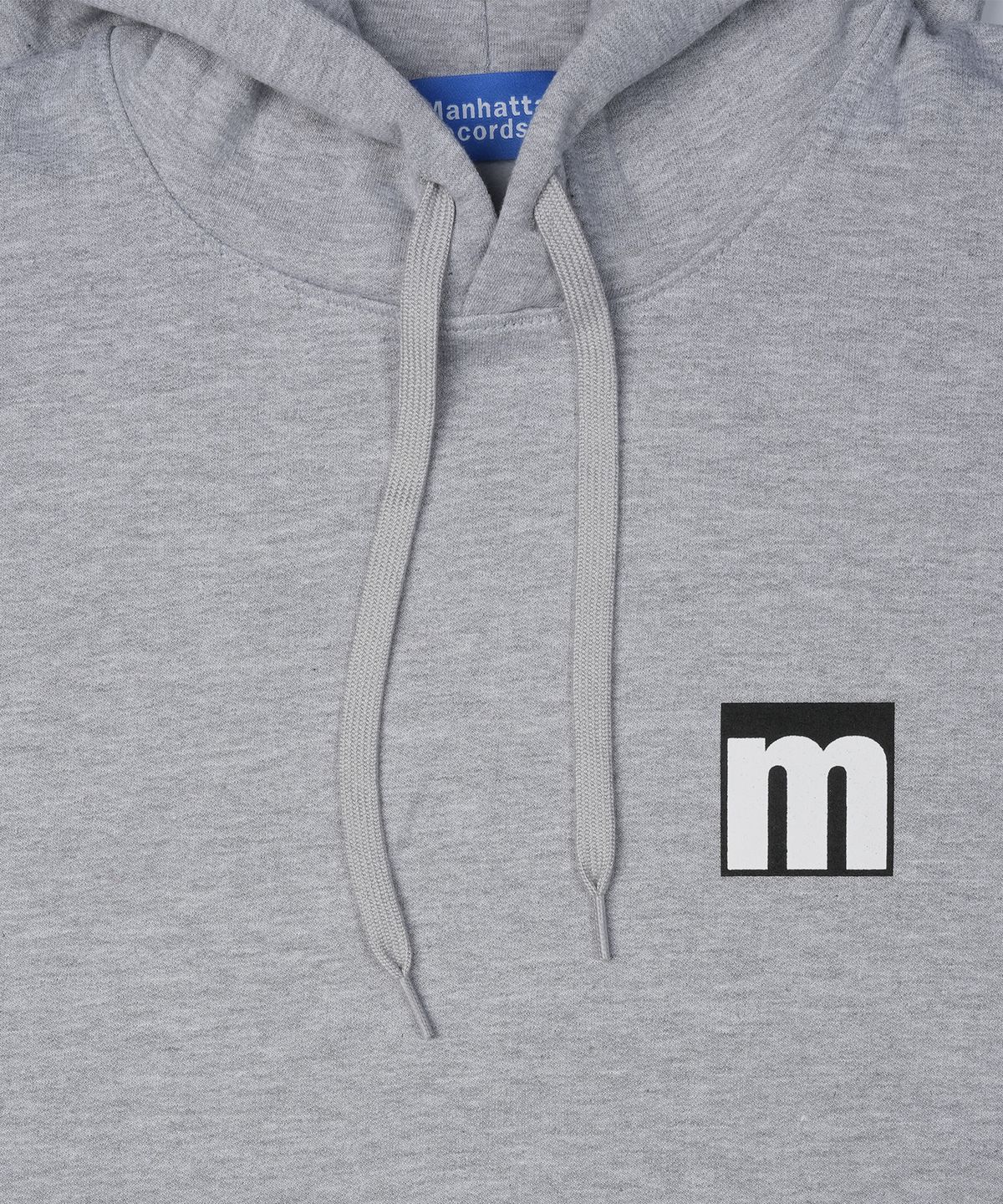 맨하탄레코즈(MANHATTAN RECORDS) MR Flagship Logo Hoodie - Grey