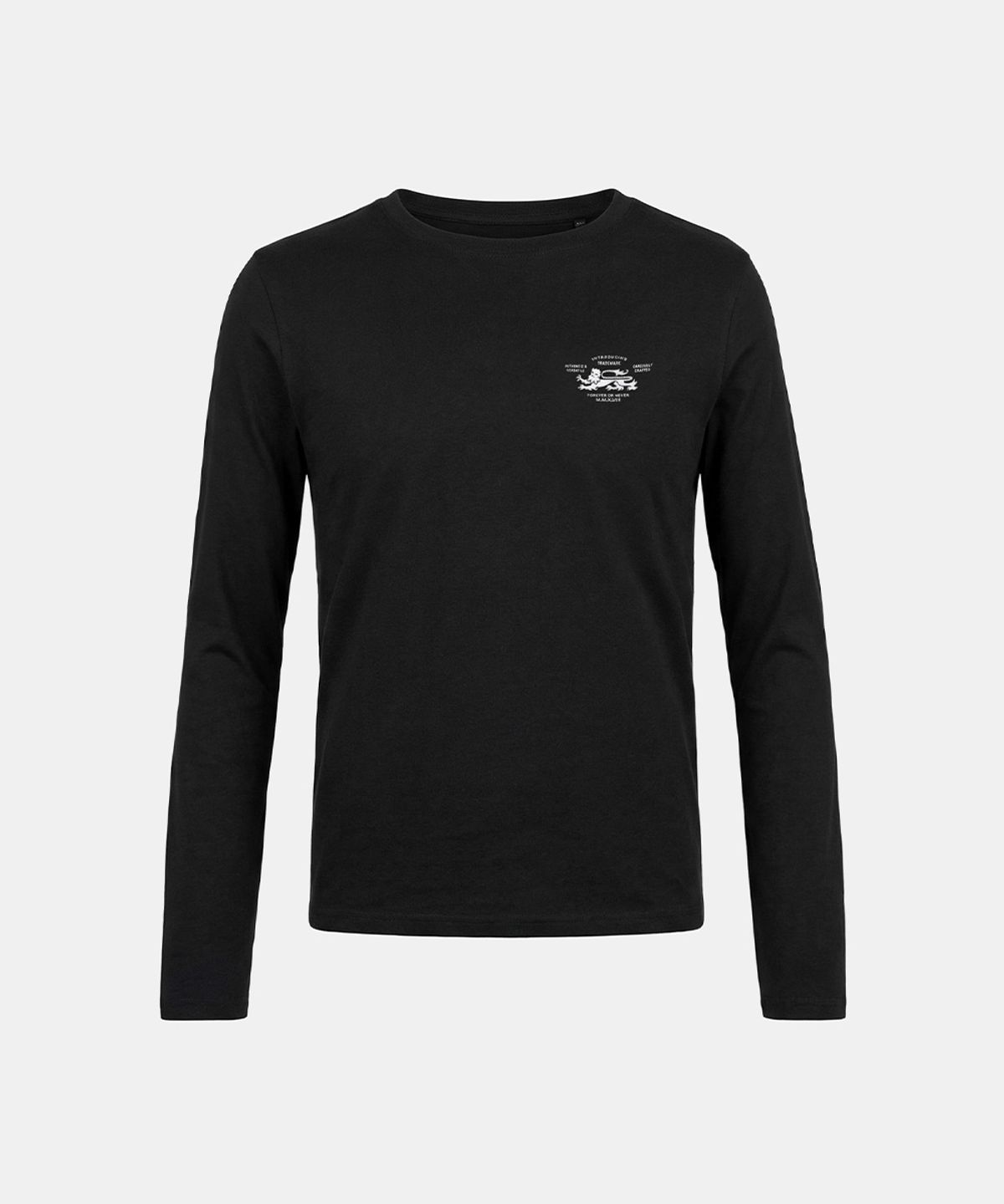 배드블러드(BADBLOOD) Lion Slim Long Sleeve T-Shirt - Black