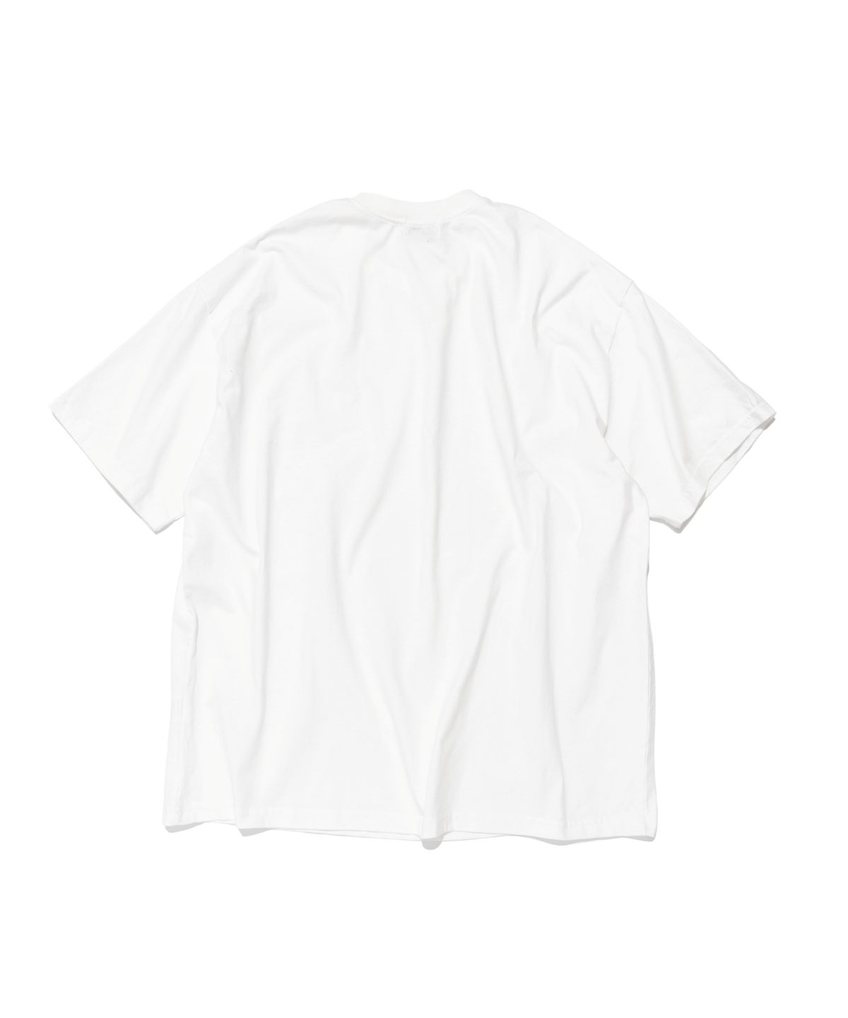 웍스앤코(WORKS & CO.) 레이어드 워싱 반팔티 (화이트)