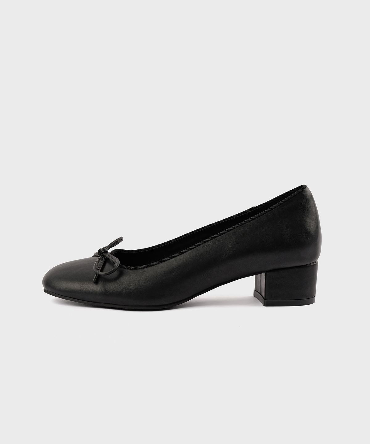 무드나잇(MOODNIGHT) Port 포트 발레 미들힐 펌프스 - 4colors l 4cm