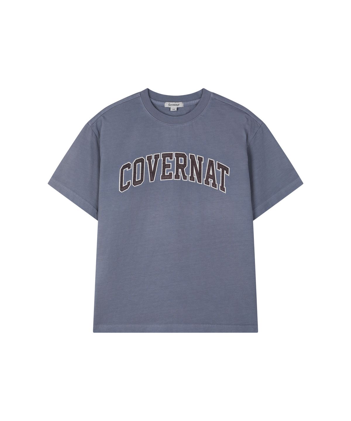 커버낫 키즈(COVERNAT KIDS) 아치로고 피그먼트 티셔츠 라벤더 CK2602ST08LV