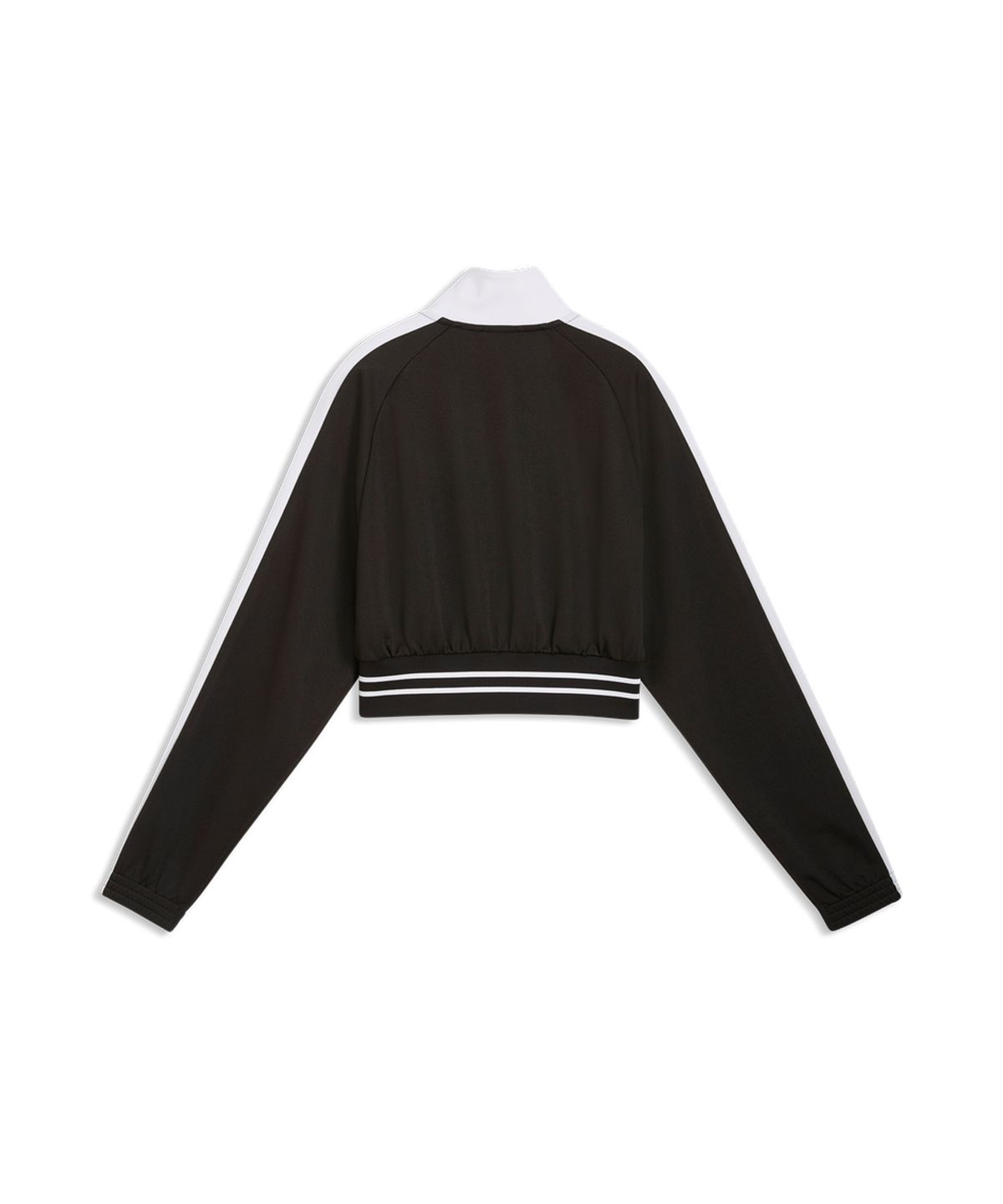 푸마(PUMA) T7 피케 릴렉스드 크롭 트랙 자켓 - 블랙 / 634556-01