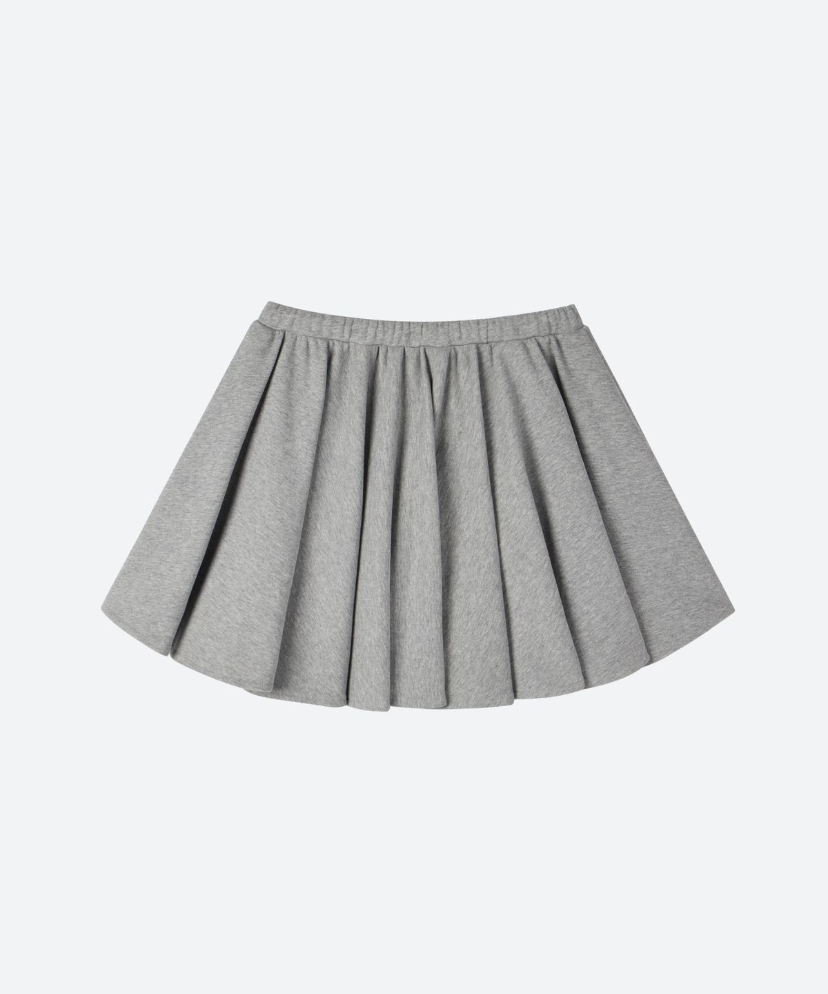 문선 아카이브(MOONSUN ARCHIVE) M.C Volume Mini Sweat Skirt / MELANGE GRAY