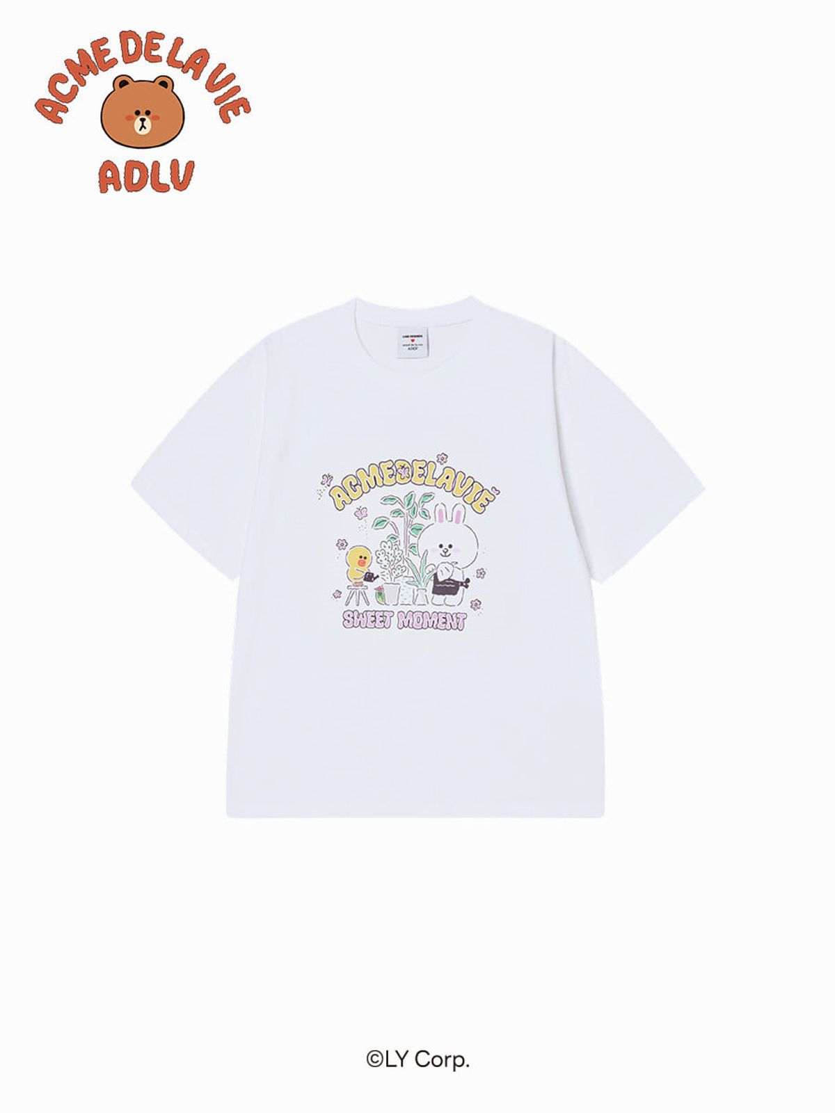 아크메드라비(ACME DE LA VIE) DAILY LINE FRIENDS SHORT SLEEVE T-SHIRT