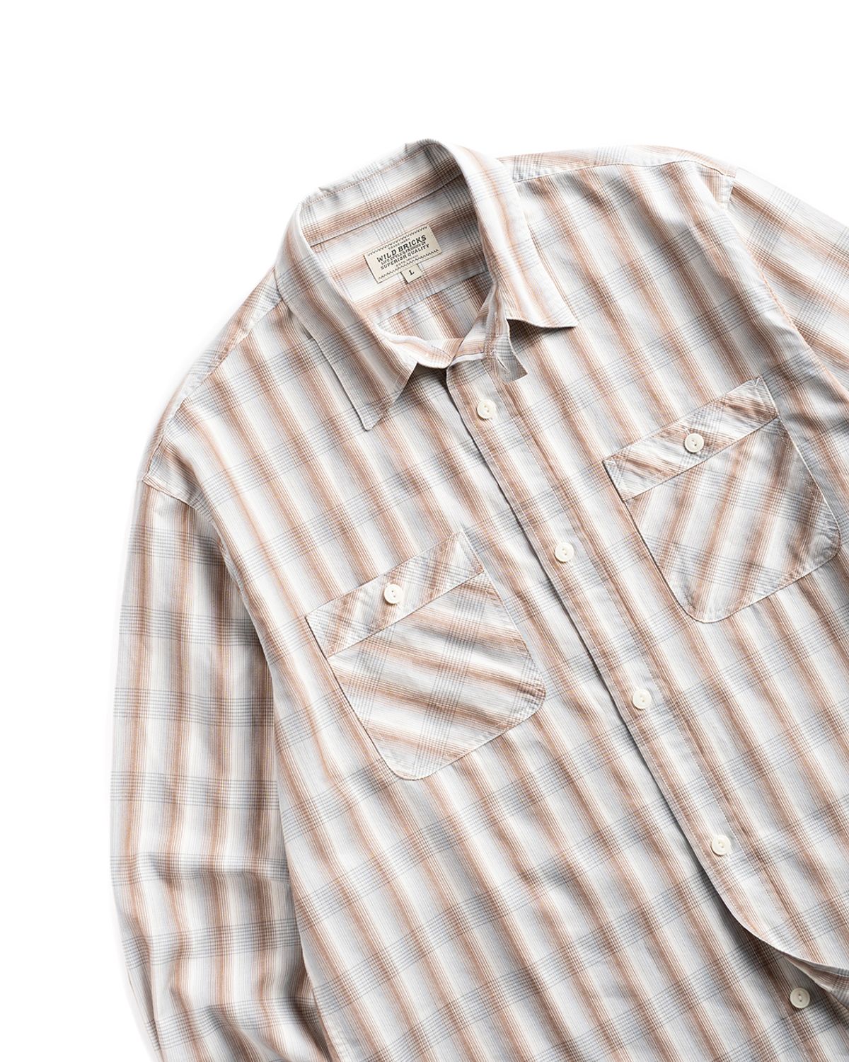 와일드 브릭스(WILD BRICKS) W25 WORK SHIRT (beige)