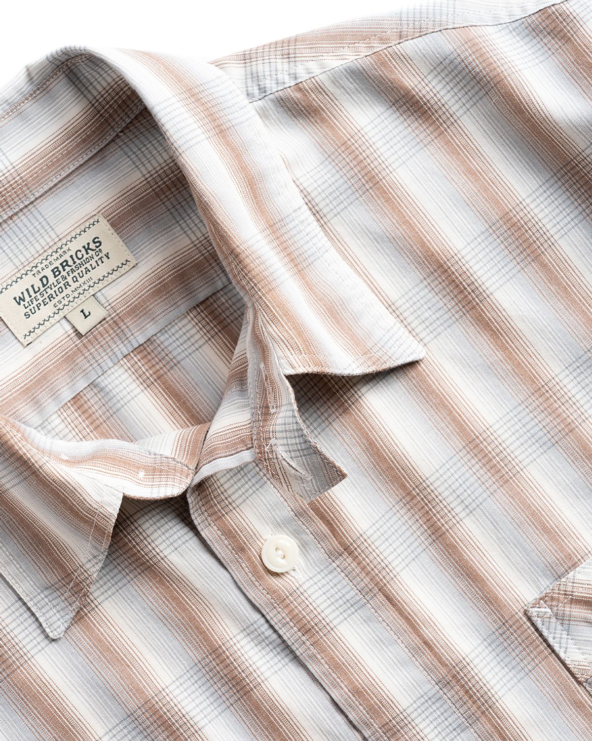 와일드 브릭스(WILD BRICKS) W25 WORK SHIRT (beige)