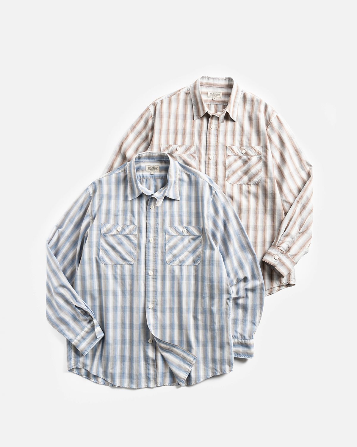 와일드 브릭스(WILD BRICKS) W25 WORK SHIRT (beige)