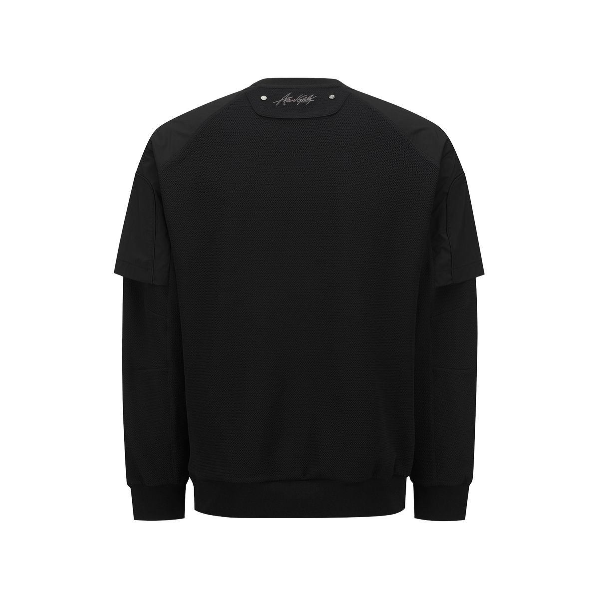 어뉴골프(ANEW GOLF) MEN ESSENTIAL SWEATSHIRT_BK
