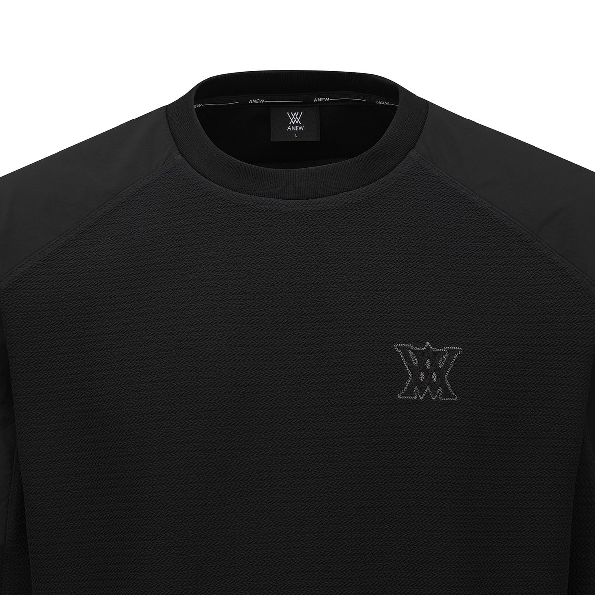 어뉴골프(ANEW GOLF) MEN ESSENTIAL SWEATSHIRT_BK