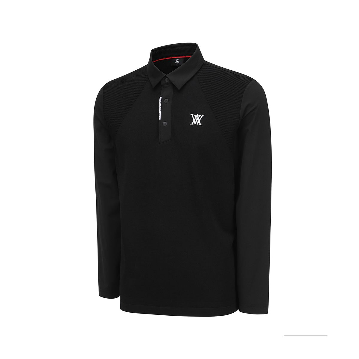 어뉴골프(ANEW GOLF) MEN HYBRID LONG T-SHIRT_BK