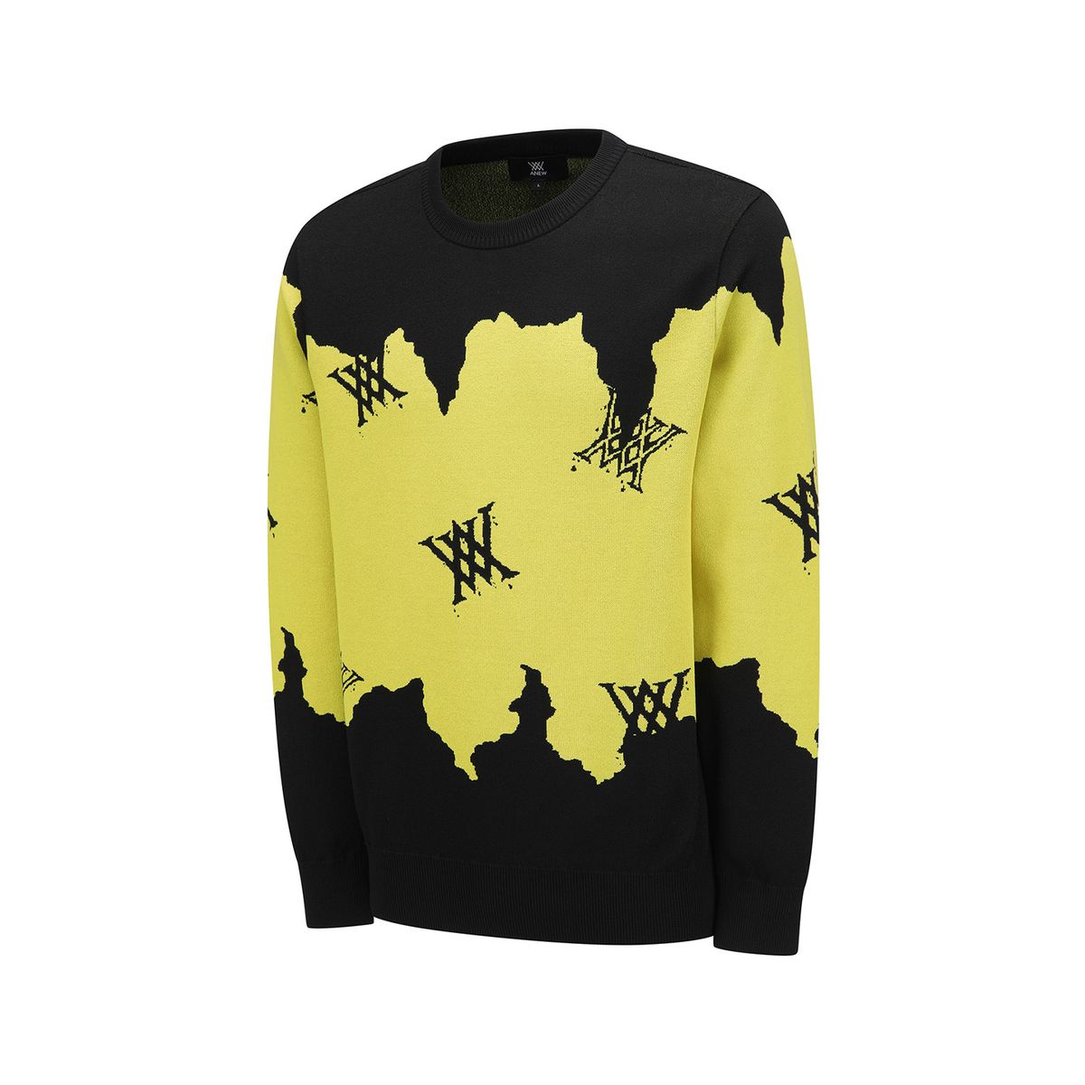 어뉴골프(ANEW GOLF) MEN PATTERN SWEATER_YE