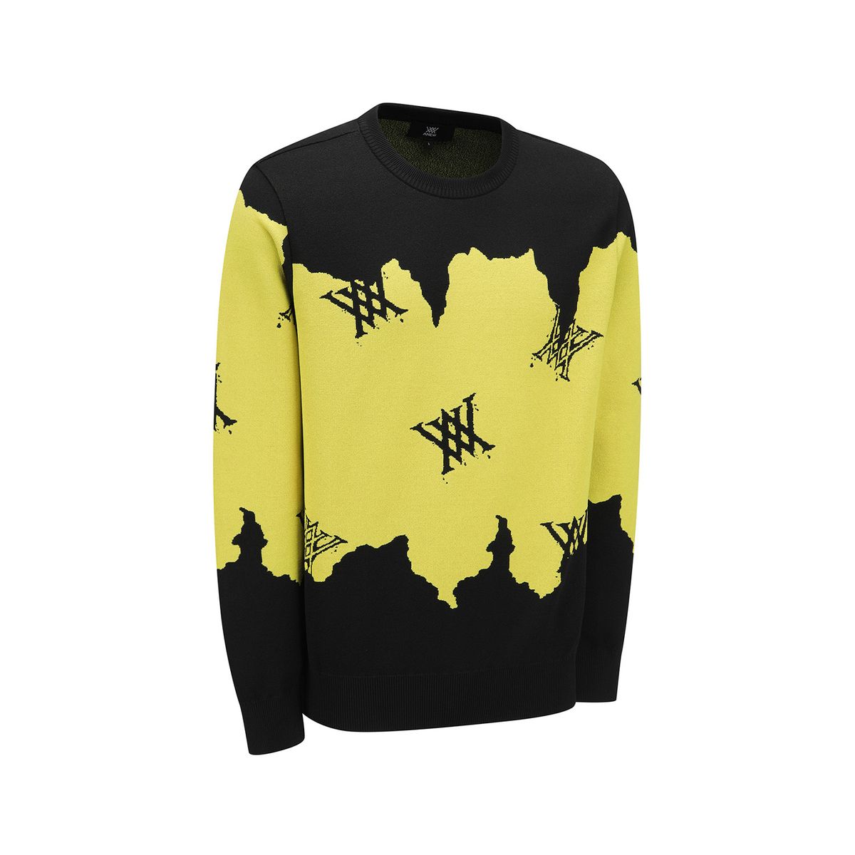 어뉴골프(ANEW GOLF) MEN PATTERN SWEATER_YE