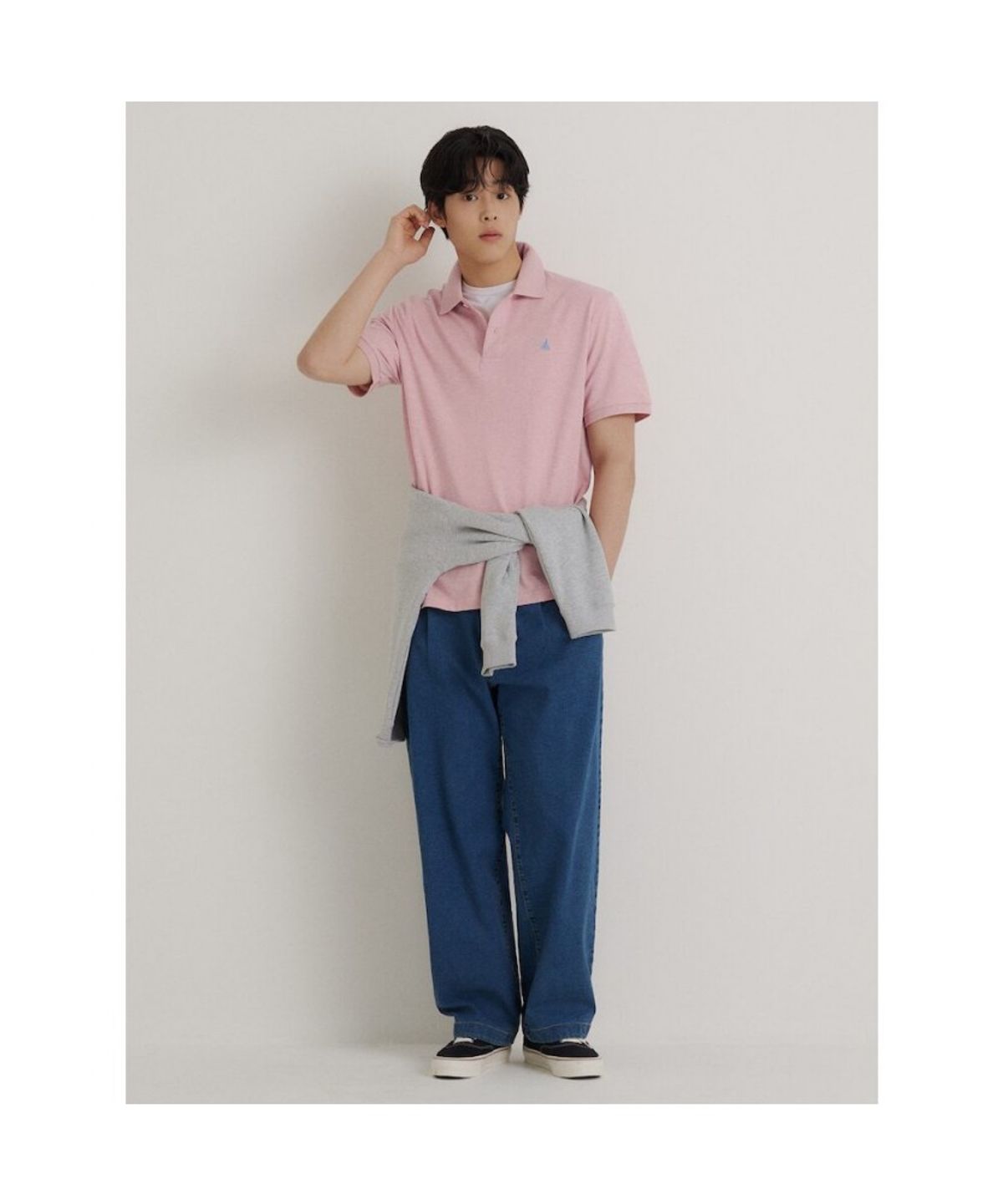 빈폴 멘(BEANPOLE MEN) [Essential] 피케 칼라넥 반소매 티셔츠  코럴