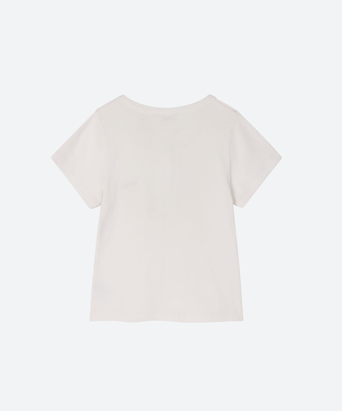 문선 아카이브(MOONSUN ARCHIVE) M.C Classic Logo Henley T-Shirt / WHITE