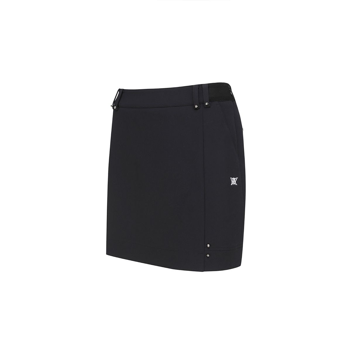 어뉴골프(ANEW GOLF) WOMEN ESSENTIAL H LINE SKIRT_BK