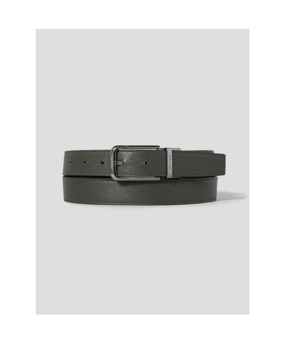 빈폴 액세서리(BEANPOLE ACCESSORY) 리버시블 라운드 버클 벨트 - 블랙