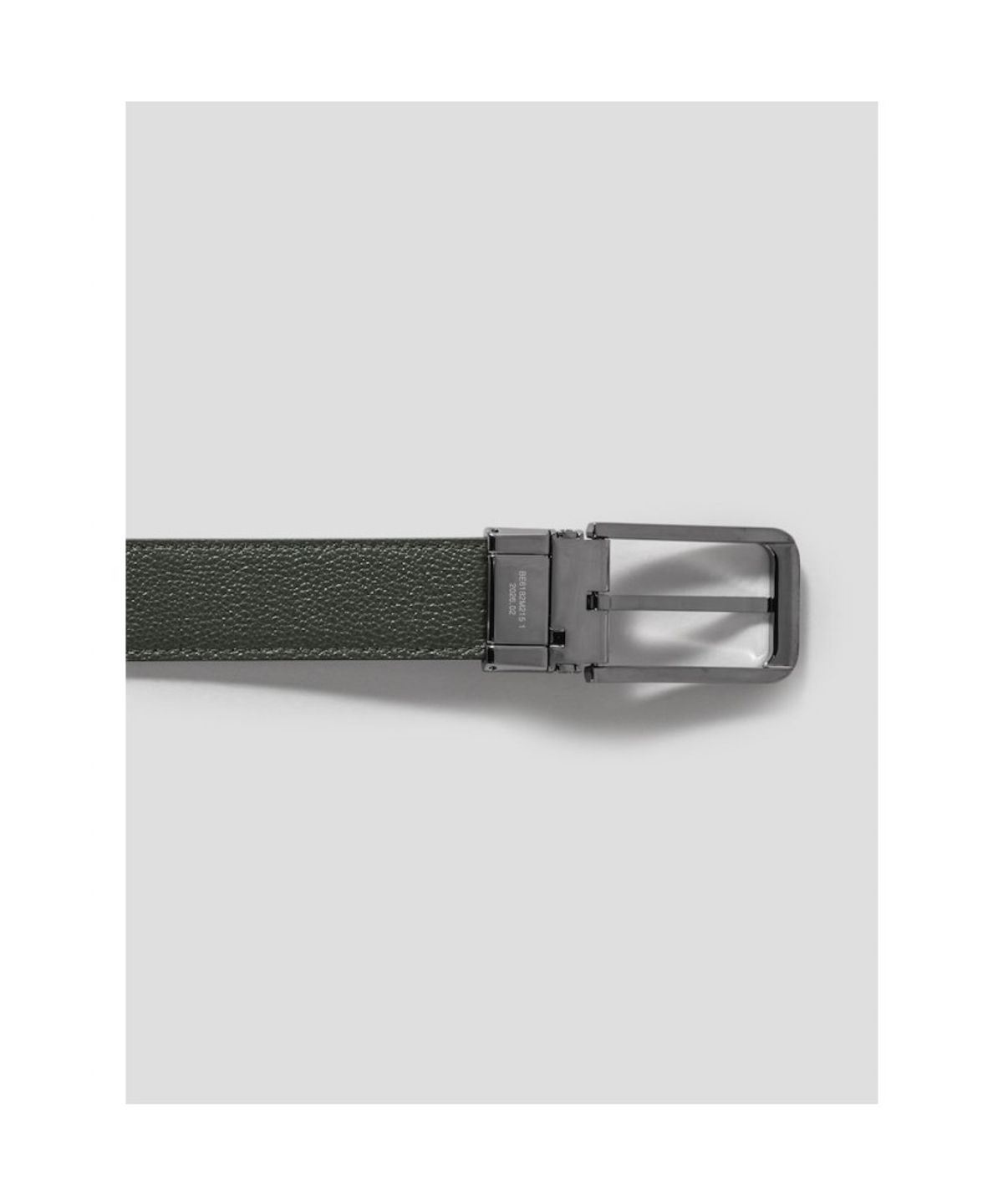 빈폴 액세서리(BEANPOLE ACCESSORY) 리버시블 라운드 버클 벨트 - 블랙