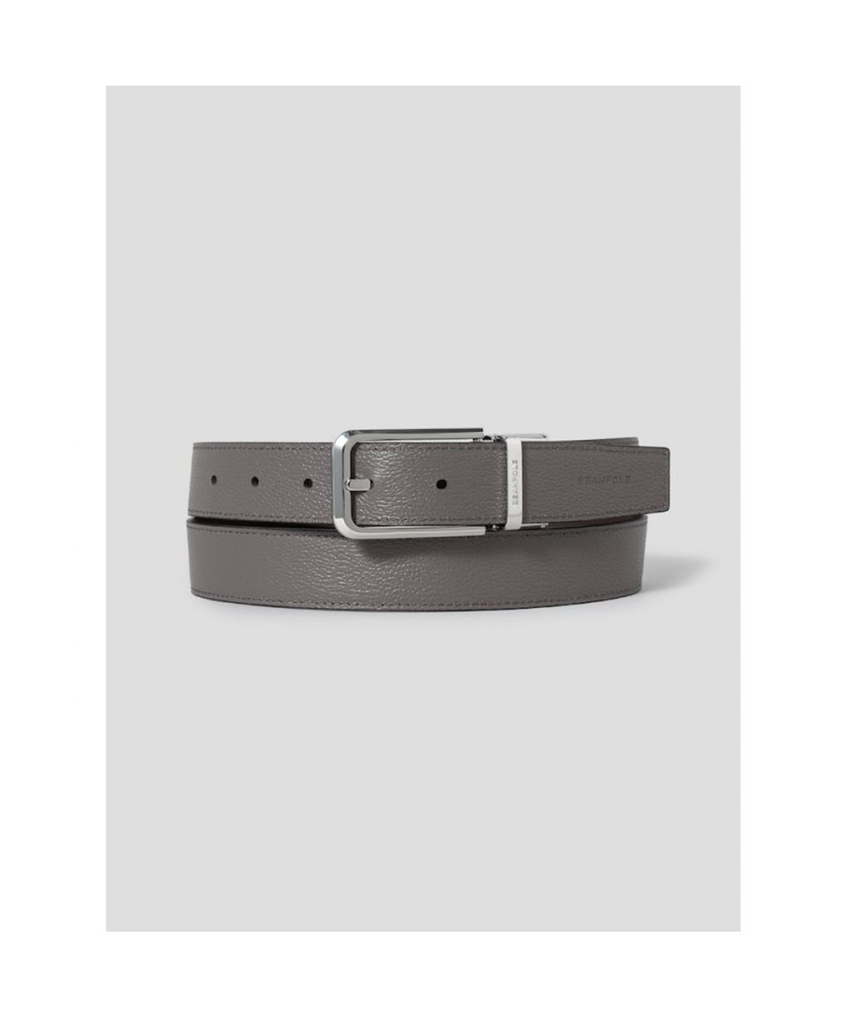 빈폴 액세서리(BEANPOLE ACCESSORY) 리버시블 라운드 버클 벨트 - 브라운