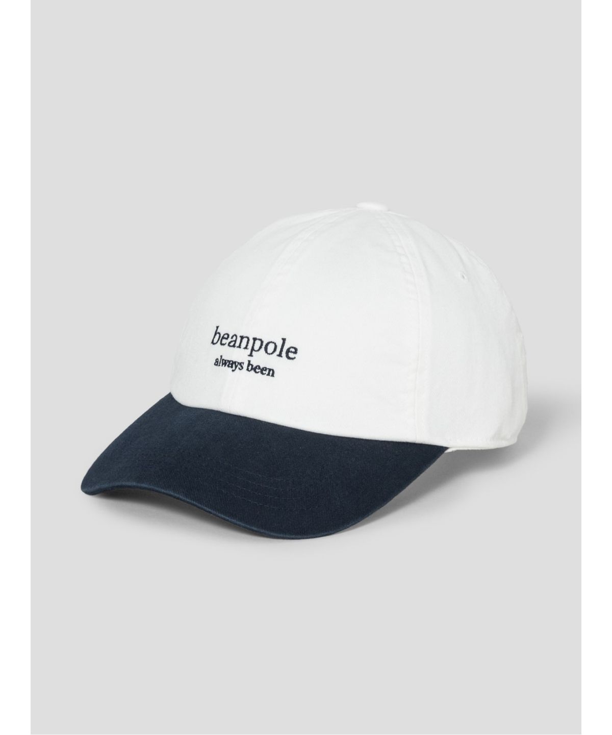 빈폴 액세서리(BEANPOLE ACCESSORY) 헤리티지 클럽 로고 볼캡 - 아이보리