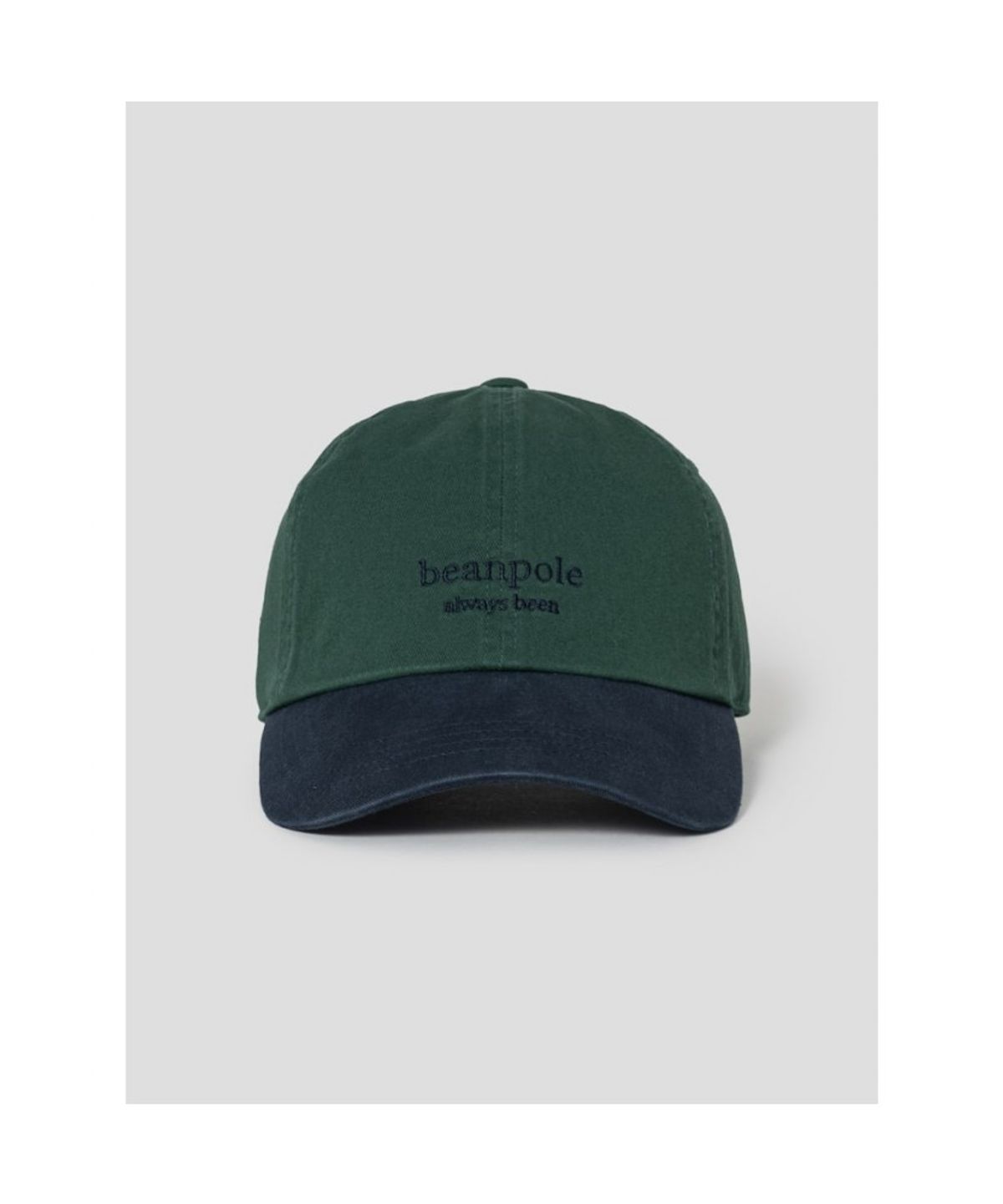 빈폴 액세서리(BEANPOLE ACCESSORY) 헤리티지 클럽 로고 볼캡 - 그린