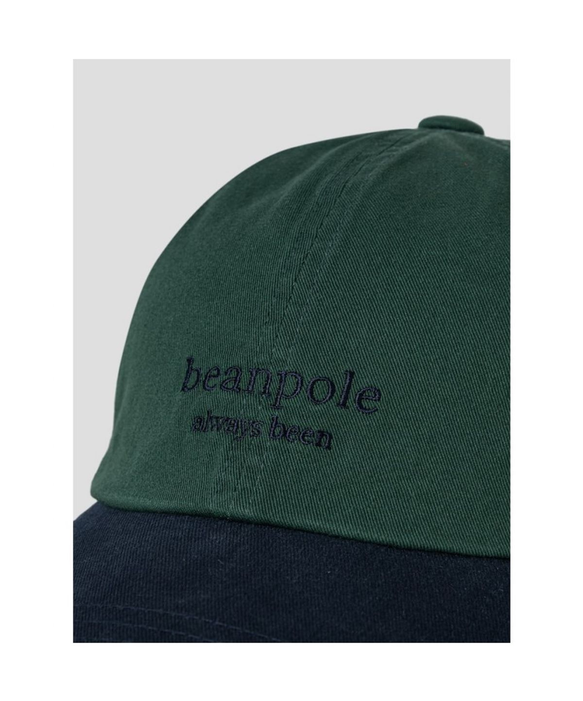 빈폴 액세서리(BEANPOLE ACCESSORY) 헤리티지 클럽 로고 볼캡 - 그린