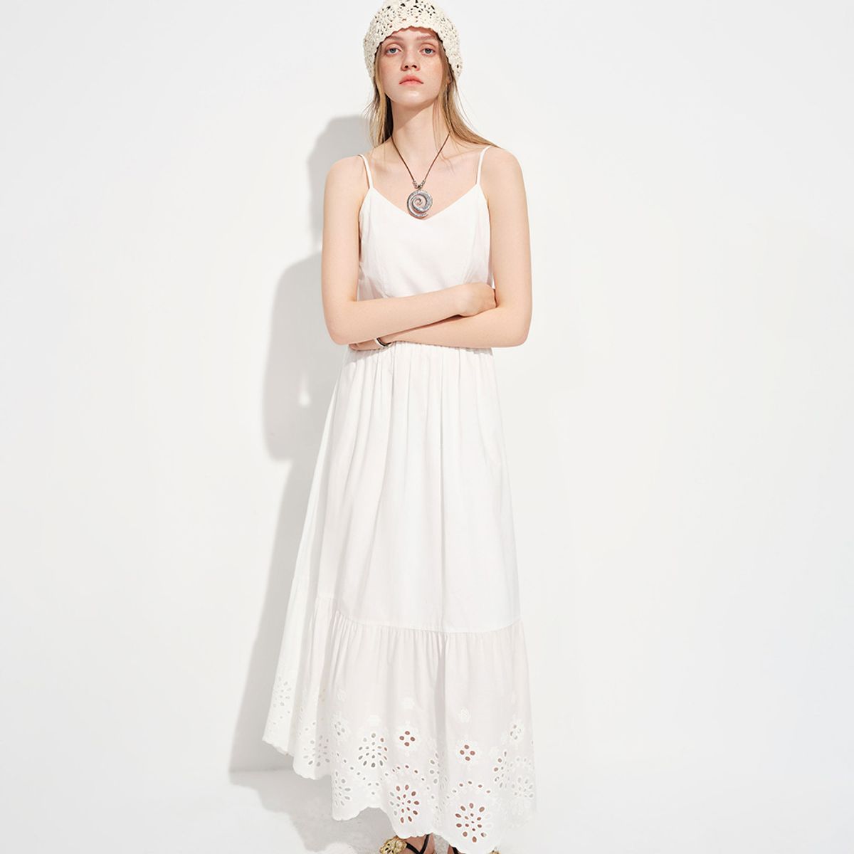 웬스데이딜라잇(WEDNESDAY DELIGHT) WD_Crochet cardigan and dress set