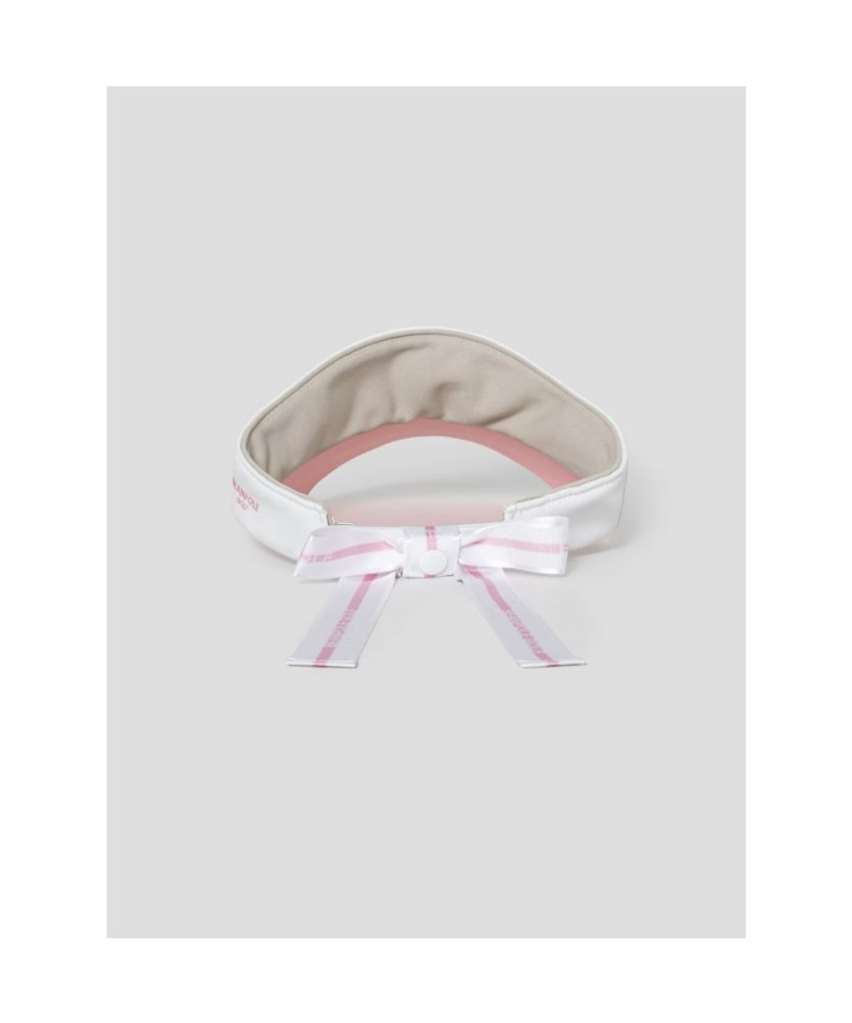 빈폴 액세서리(BEANPOLE ACCESSORY) 여성 컬러 블록 썬바이저 - 라이트 핑크