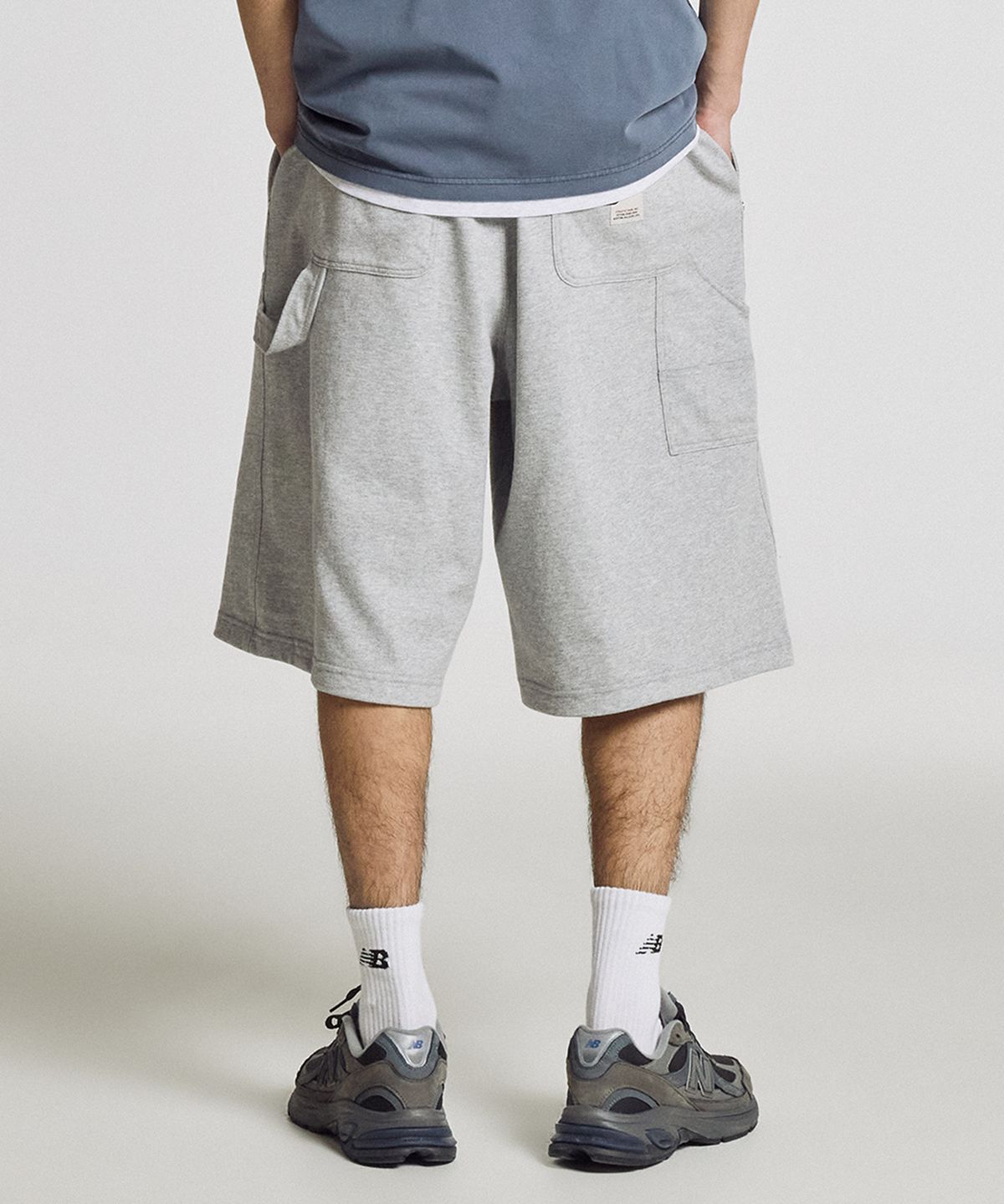 뉴발란스(NEW BALANCE) NBNVG31523 / UNI 트랙 클럽 카펜터 7부 쇼츠 (M/GRAY)