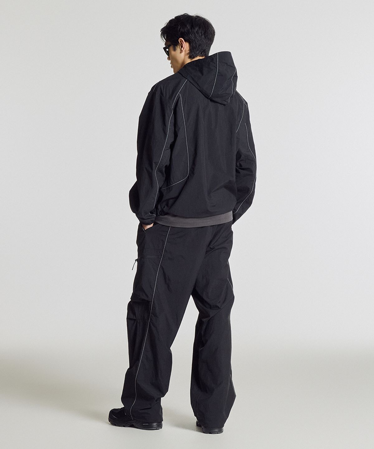 뉴발란스(NEW BALANCE) NBNAG21423 / UNI NANO LIGHT 후드 바람막이 (BLACK)