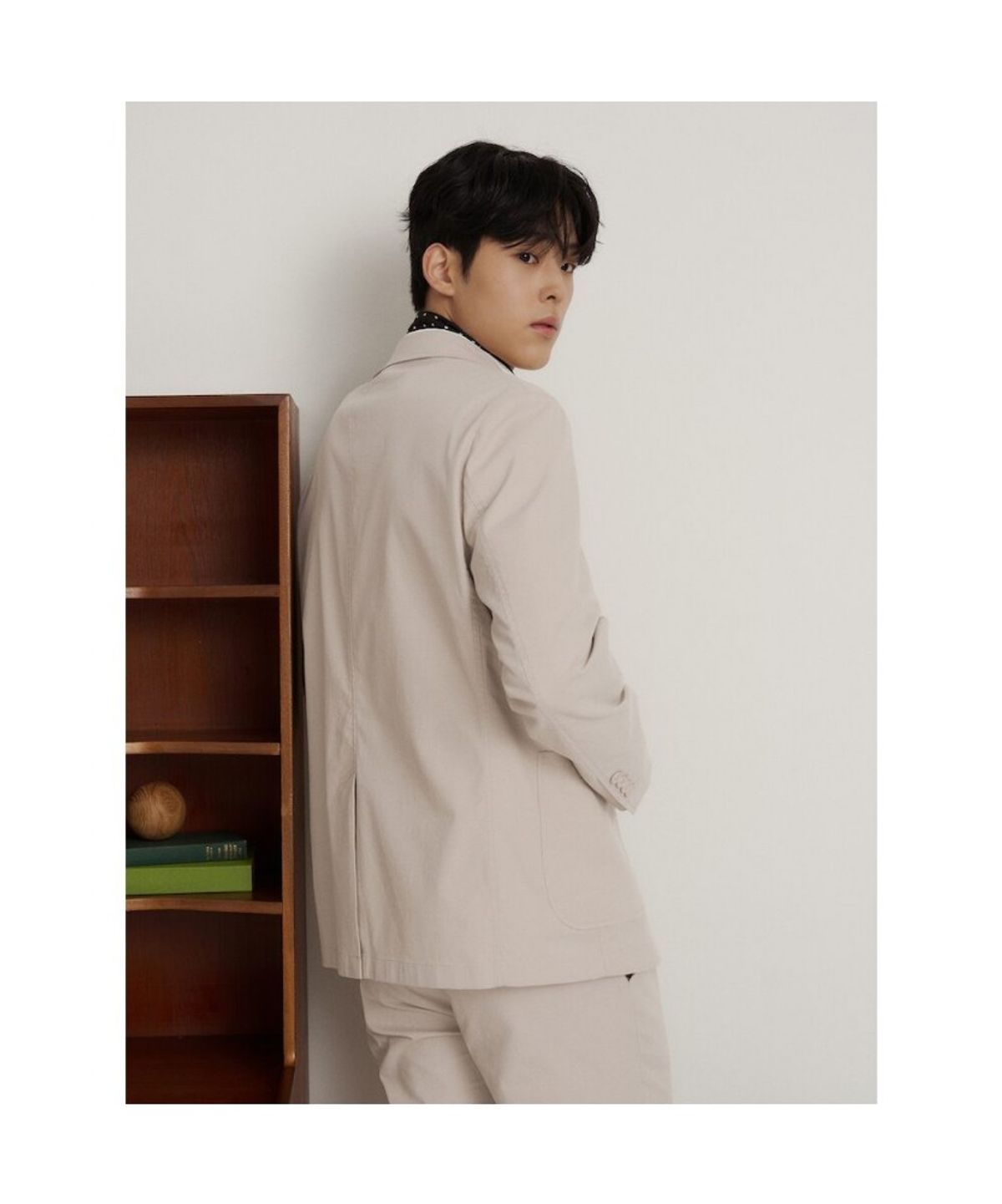 빈폴 멘(BEANPOLE MEN) 텍스처 셋업 재킷  베이지