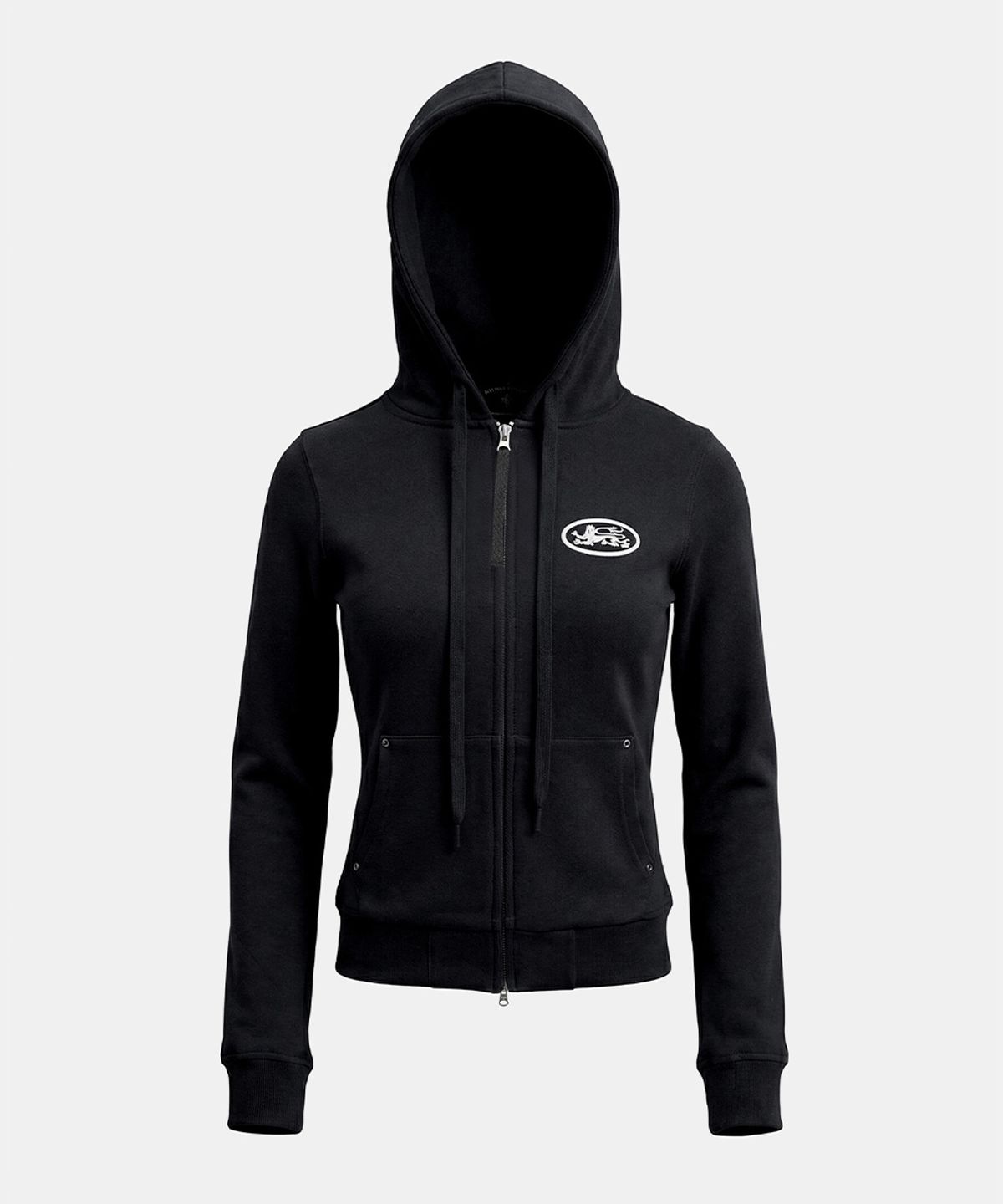 배드블러드(BADBLOOD) Mystic Capsule Slim-Fit Zip-Up Hoodie - Black