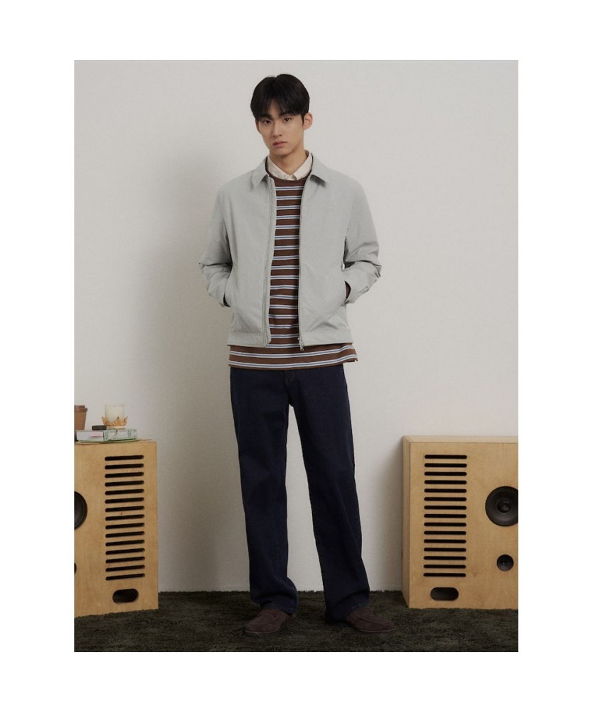 빈폴 멘(BEANPOLE MEN) 봄 블루종  베이지