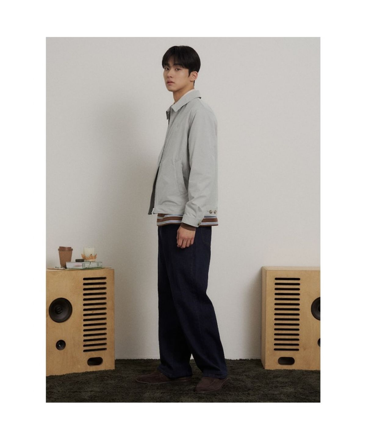 빈폴 멘(BEANPOLE MEN) 봄 블루종  베이지