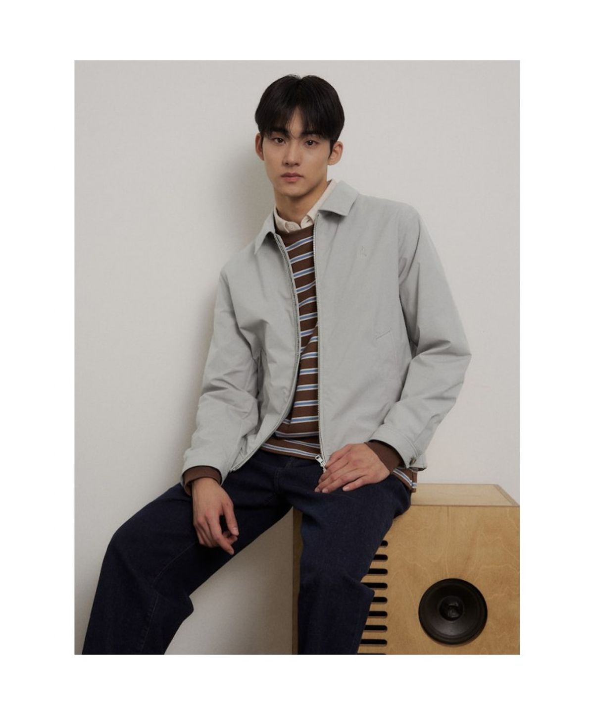 빈폴 멘(BEANPOLE MEN) 봄 블루종  베이지