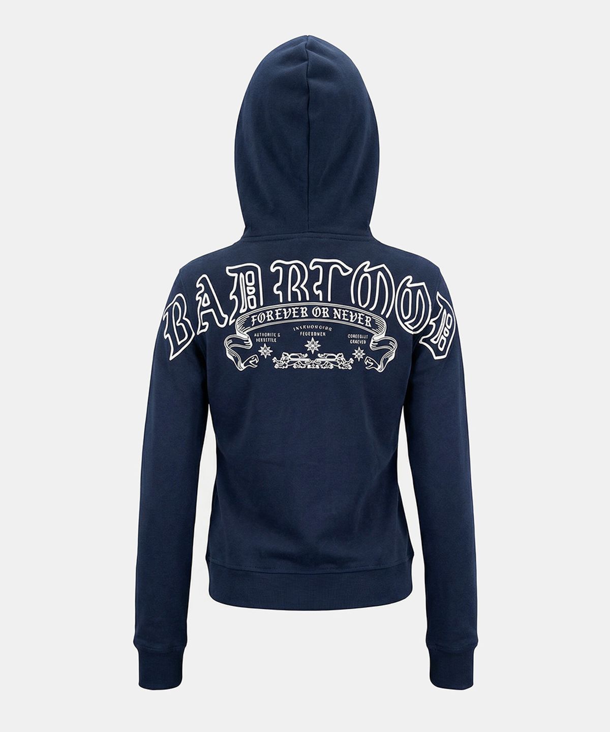배드블러드(BADBLOOD) Mystic Capsule Slim-Fit Zip-Up Hoodie - Navy