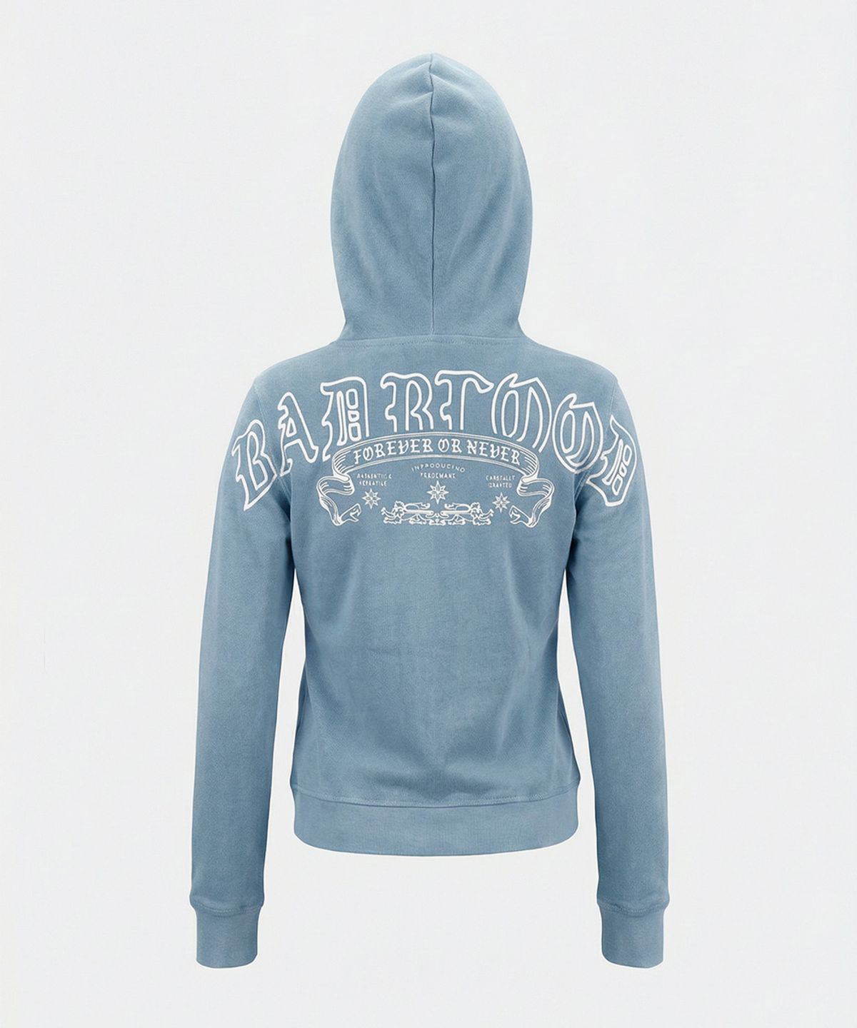 배드블러드(BADBLOOD) Mystic Capsule Slim-Fit Zip-Up Hoodie - Sky Blue