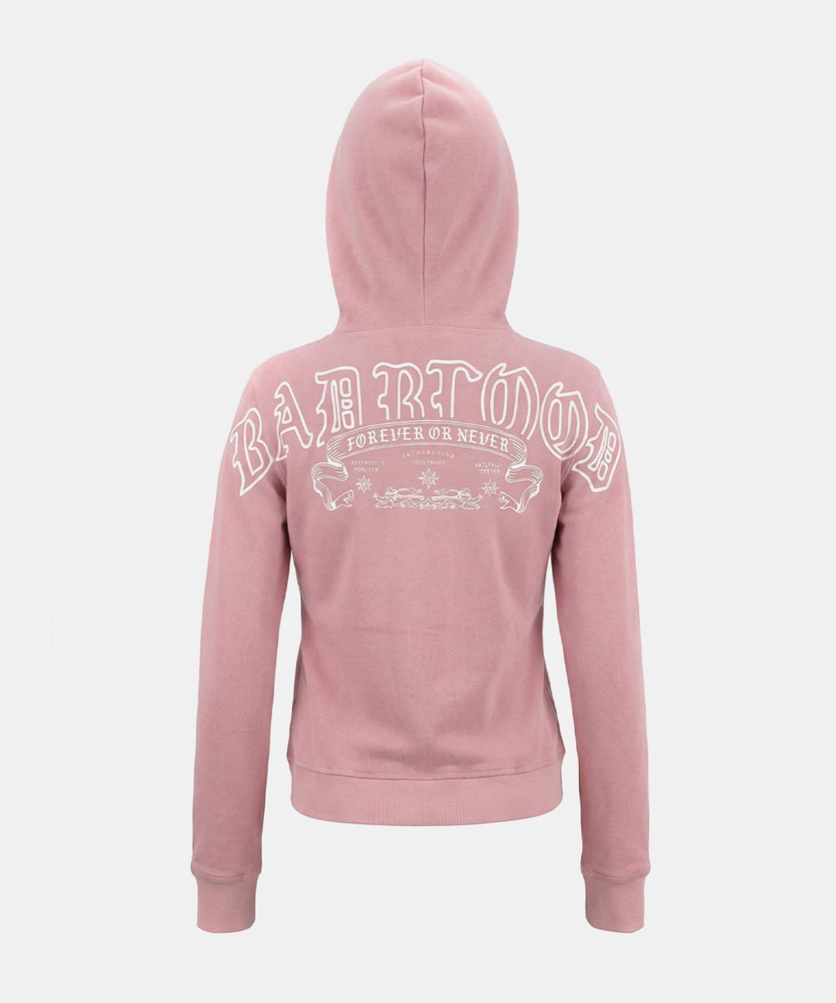 배드블러드(BADBLOOD) Mystic Capsule Slim-Fit Zip-Up Hoodie - Pink