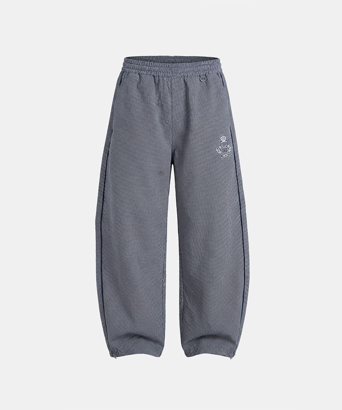 배드블러드(BADBLOOD) Shield-M Reversible Track Pants - Navy Check