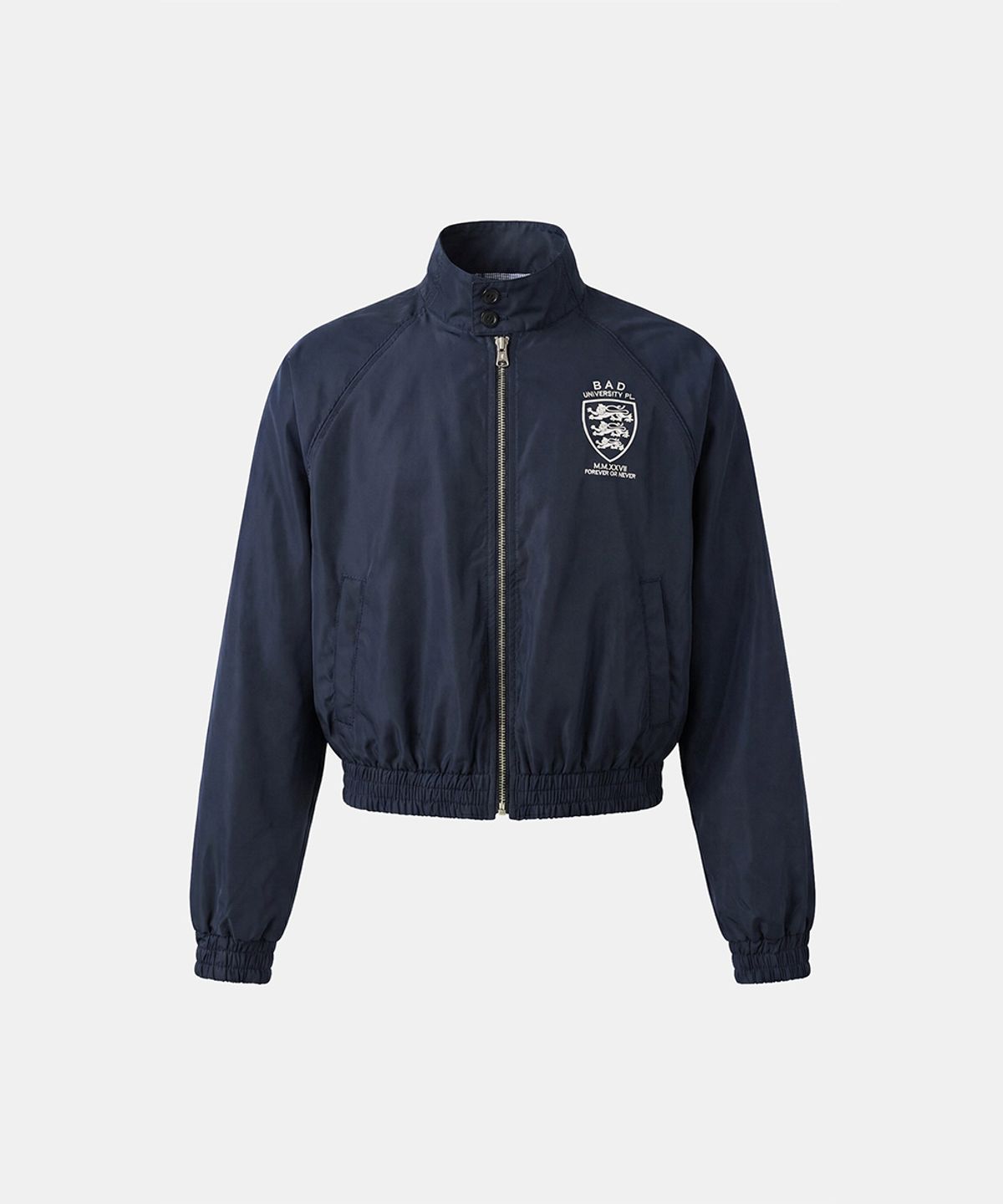 배드블러드(BADBLOOD) Shield-M Reversible Track Top - Navy Check