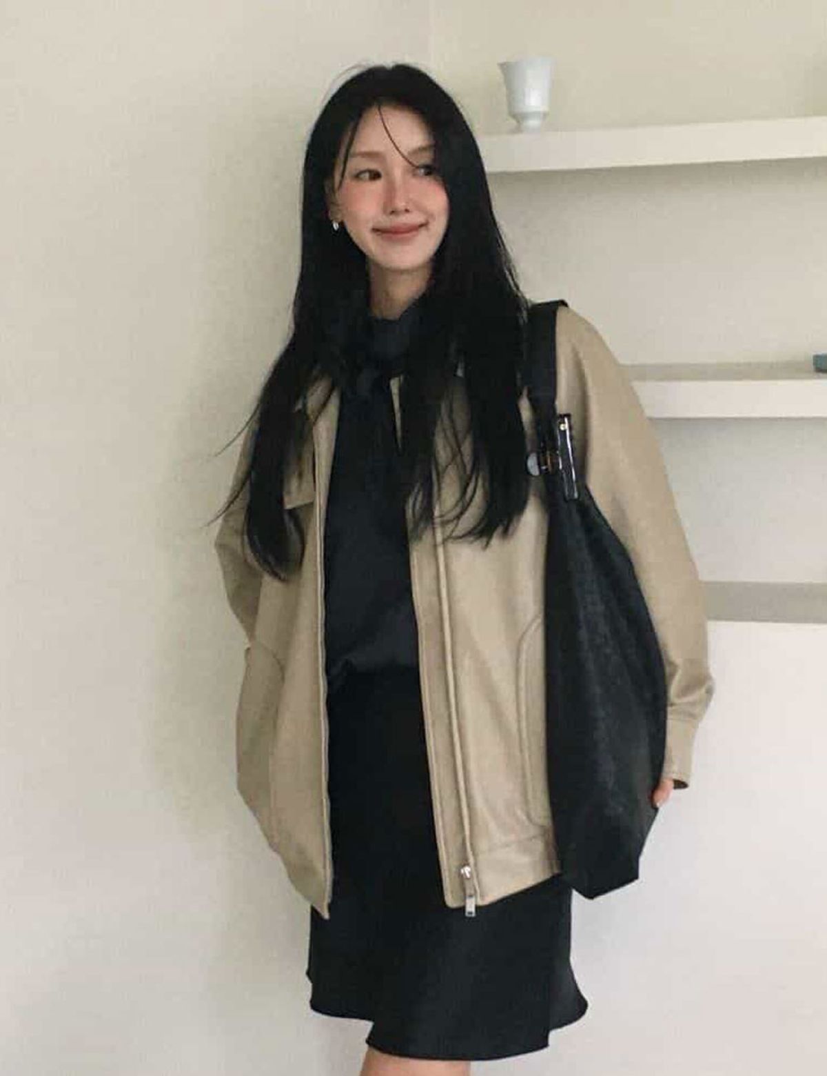 메종드유(MAISONDEU) 모어 위빙 호보백_Black