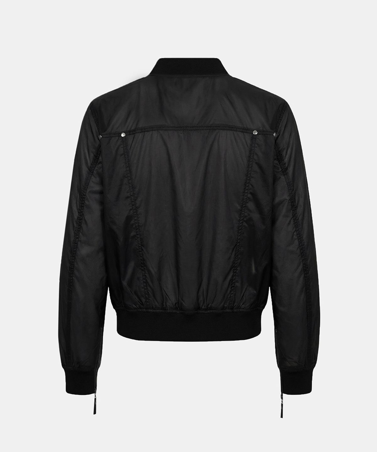 배드블러드(BADBLOOD) Laguna Lightweight Nylon Bomber Jacket - Black